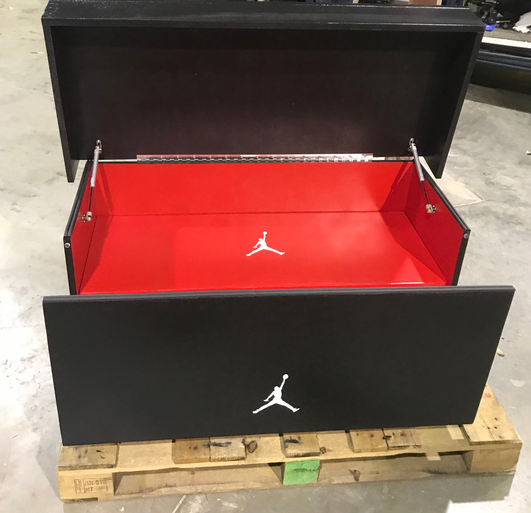 Giant Air Jordan Inspired Shoe box Storage (Apple Red Inside