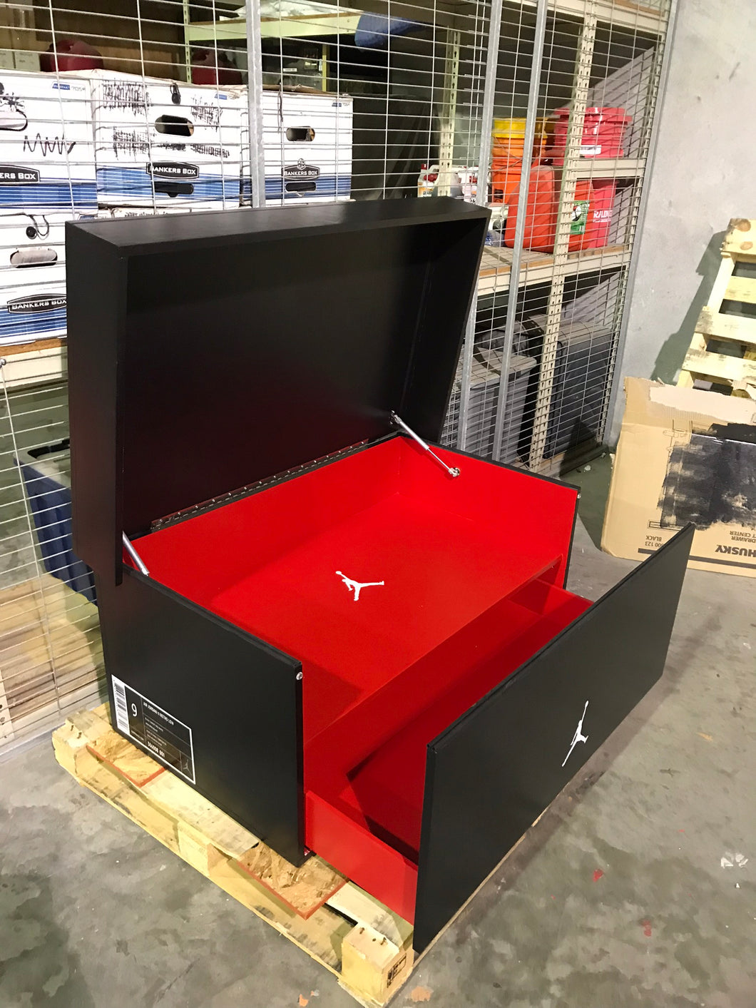 large jordan shoe box storage