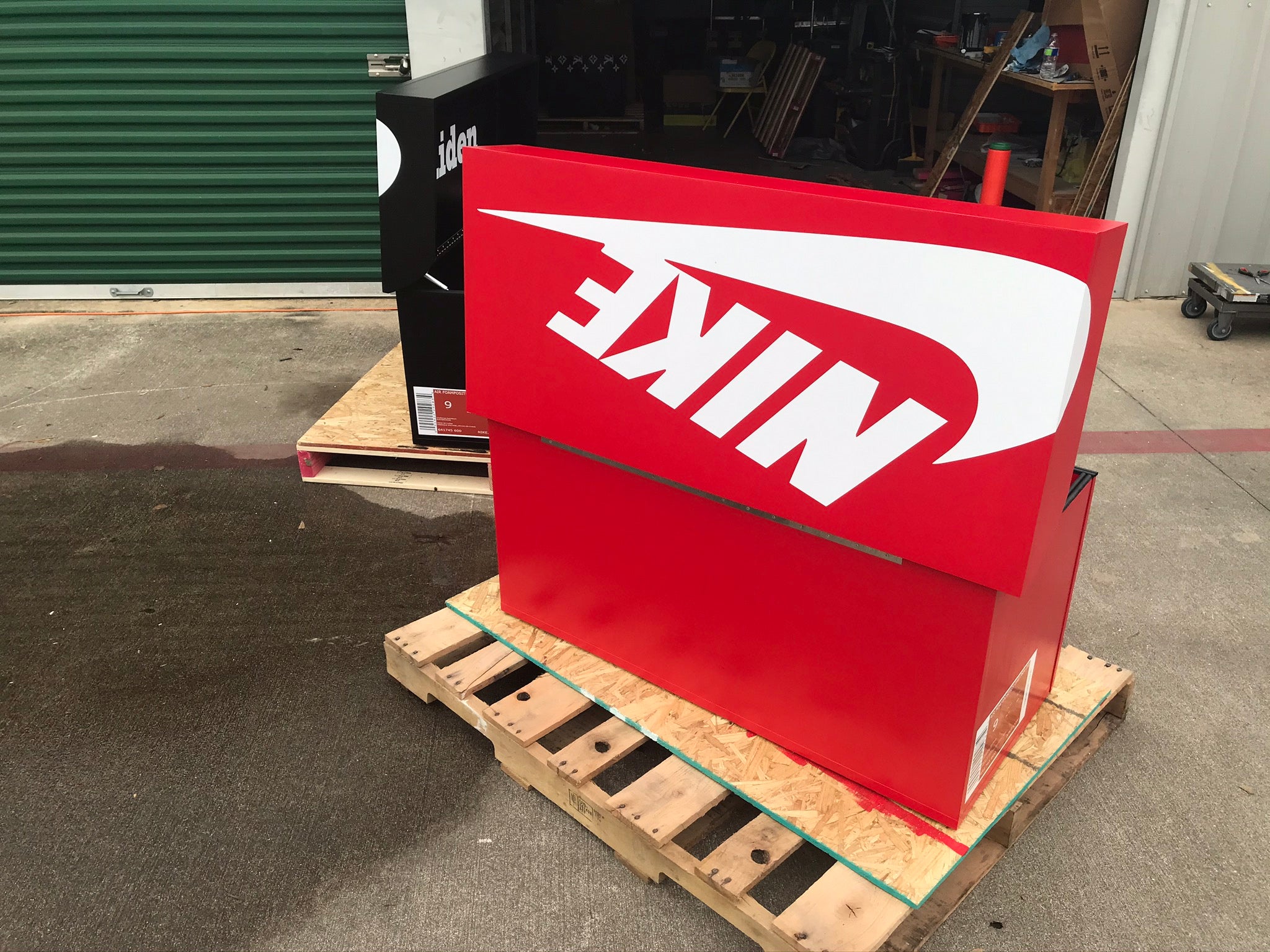 Red Nike Giant Storage Box Sneakerhead Gift 