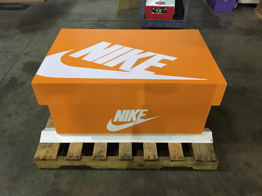 huge nike shoe box