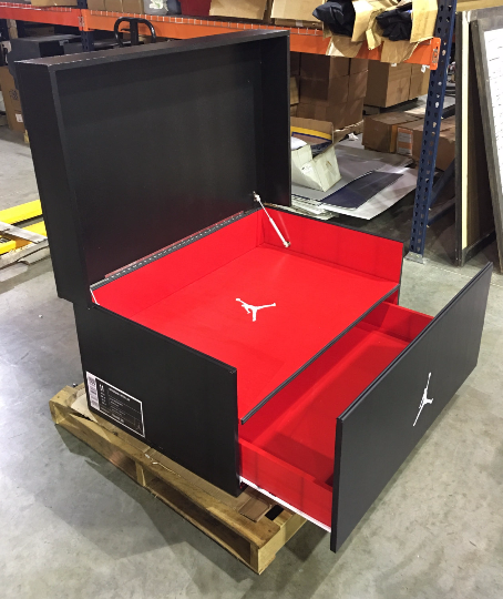 jordan wooden shoe box