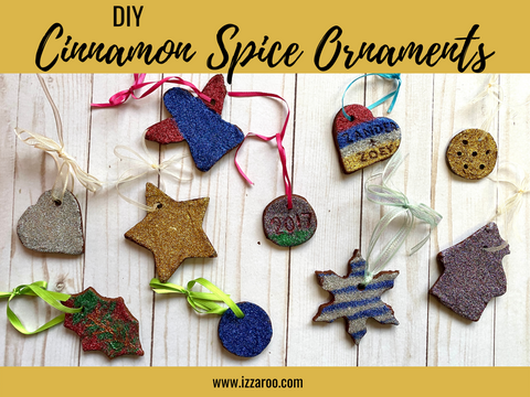 DIY Cinnamon Spice Holiday Christmas Ornaments