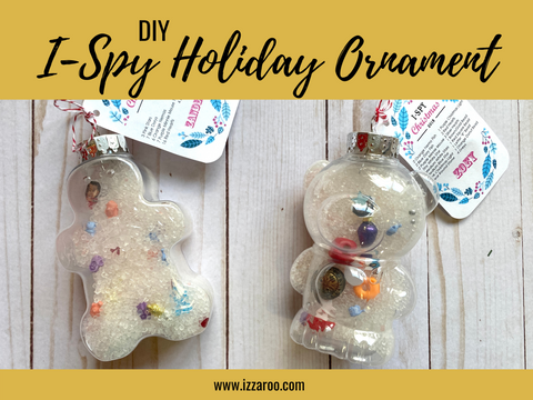 DIY I Spy Holiday Christmas Ornaments
