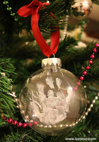 IZZAROO - DIY Baby's First Handprint Ornament