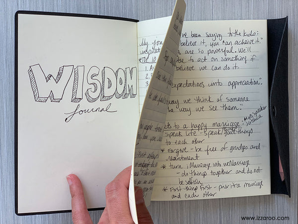 Quote or Affirmation from Wisdom Journal - IZZAROO
