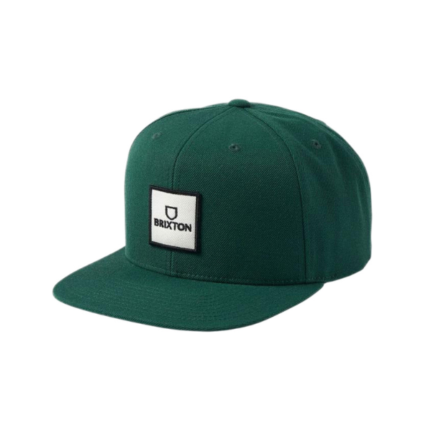 Brixton Alpha Square MP Snapback Spruce