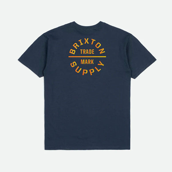Brixton Oath V S/S Standard Tee Moonlit Ocean/3d