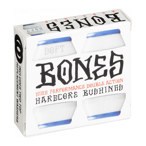 Bones Hardcore Bushings Soft Pack White/Blue