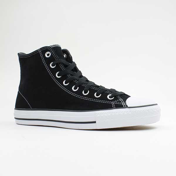 black suede high top sneakers