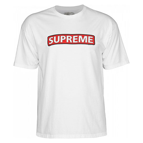 Suradam Penetración Dormido Powell Peralta Supreme T-shirt White – Xtreme Boardshop (XBUSA.COM)