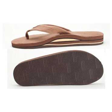 double layer premier leather with arch support