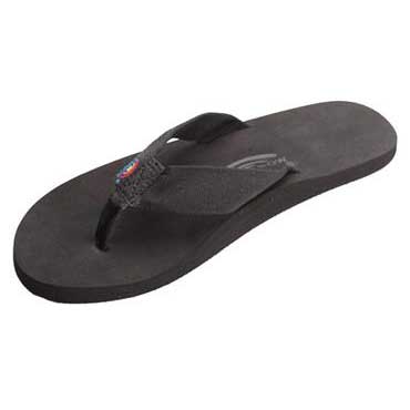 mens black rainbow sandals