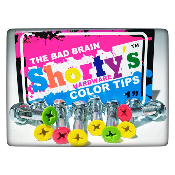 Shorty's Color Tips Hardware 1" Phillips Bad Brain