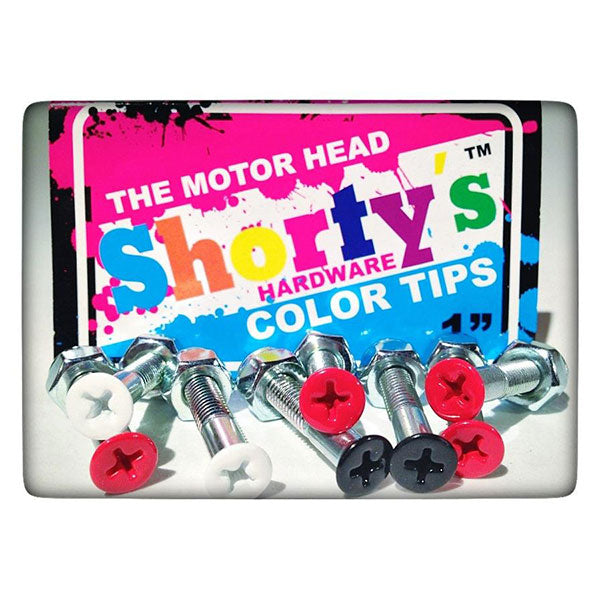 Shorty's Color Tips Hardware 1" Phillips Motor Head