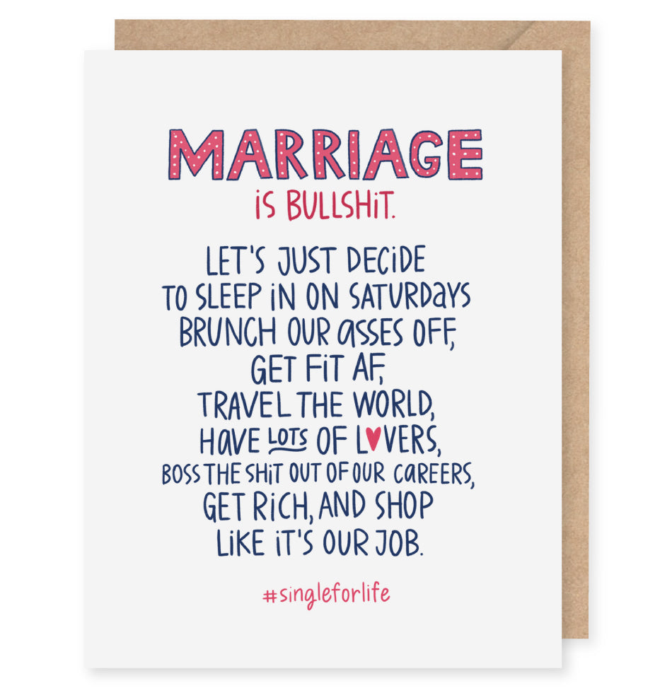 marriage is shit