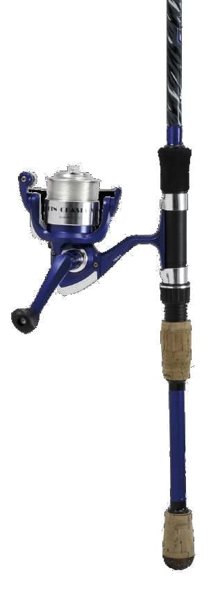 Pink 6'6 Okuma Steeler XP 2 Piece Fishing Rod and Reel Combo Spooled with  Line