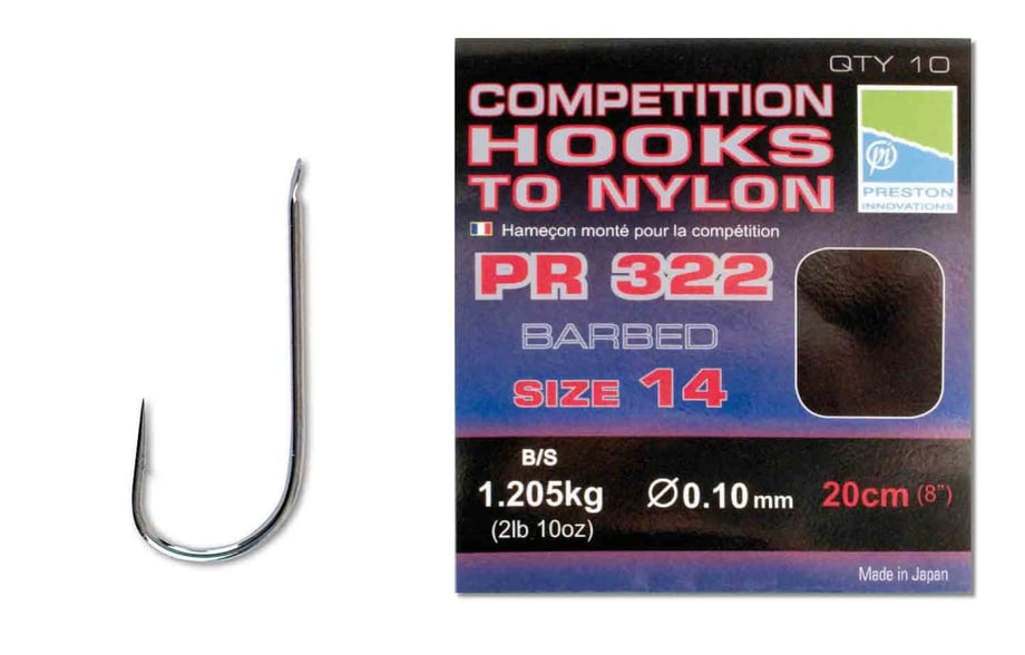 Drennan Wide Gape Carp Plate 6 Barbless Hooks to Nylon – Willy Worms