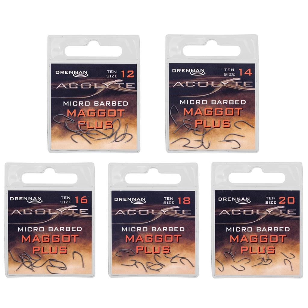 Drennan Red Maggot Micro Barbed Hooks To Nylon – Willy Worms