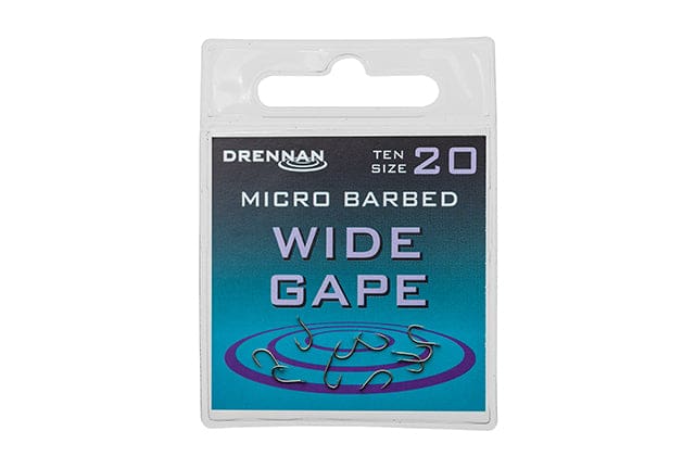 Drennan Wide Gape Micro Barbed Hooks To Nylon – Willy Worms