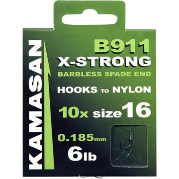 Kamasan B911 F1 Barbless Hooks to Nylon Coarse Match Fishing Ready Tied  Finewire