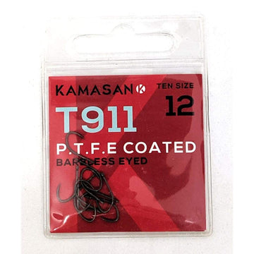 Kamasan B911 Eyed Barbless Hooks – Willy Worms