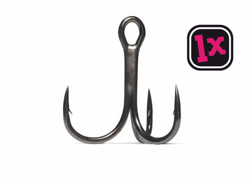 VMC - 7547B 1X Strong Inline Treble Hooks (Barbless) – Willy Worms