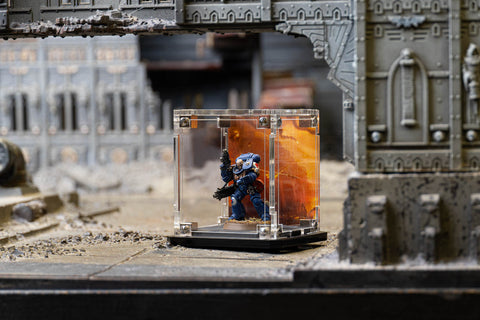 Warhammer Display set in ruins