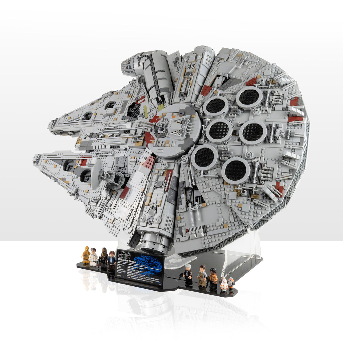 Display stands for LEGO® Star Wars™ Millennium Falcon (75192 u0026 10179) —  Wicked Brick