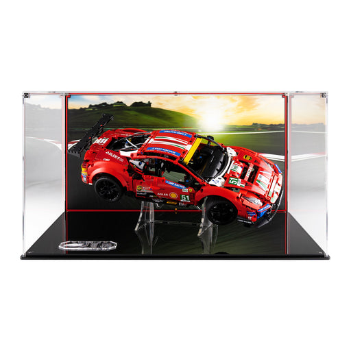 Acrylic Top-Speed Wall Mount Display for LEGO® Technic™ Ferrari