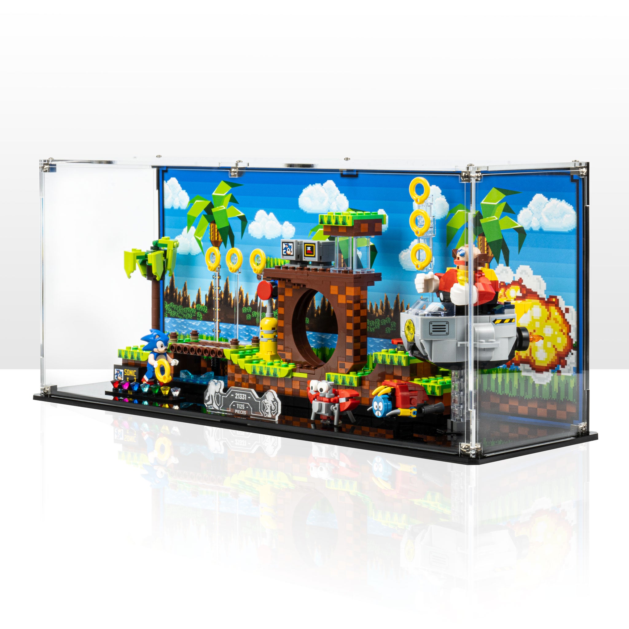 Image of Display case for LEGO IDEAS: Sonic the Hedgehog  Green Hill Zone (21331)