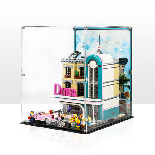  Acrylic Display Case for Lego Ideas 21319 Friends Central Perk  and Ideas Seinfeld 21328 Collectibles,Assemble Acrylic Boxes for Display  Dustproof Protection Showcase(13.7x9.8x6 inch;35x25x15cm) : Toys & Games