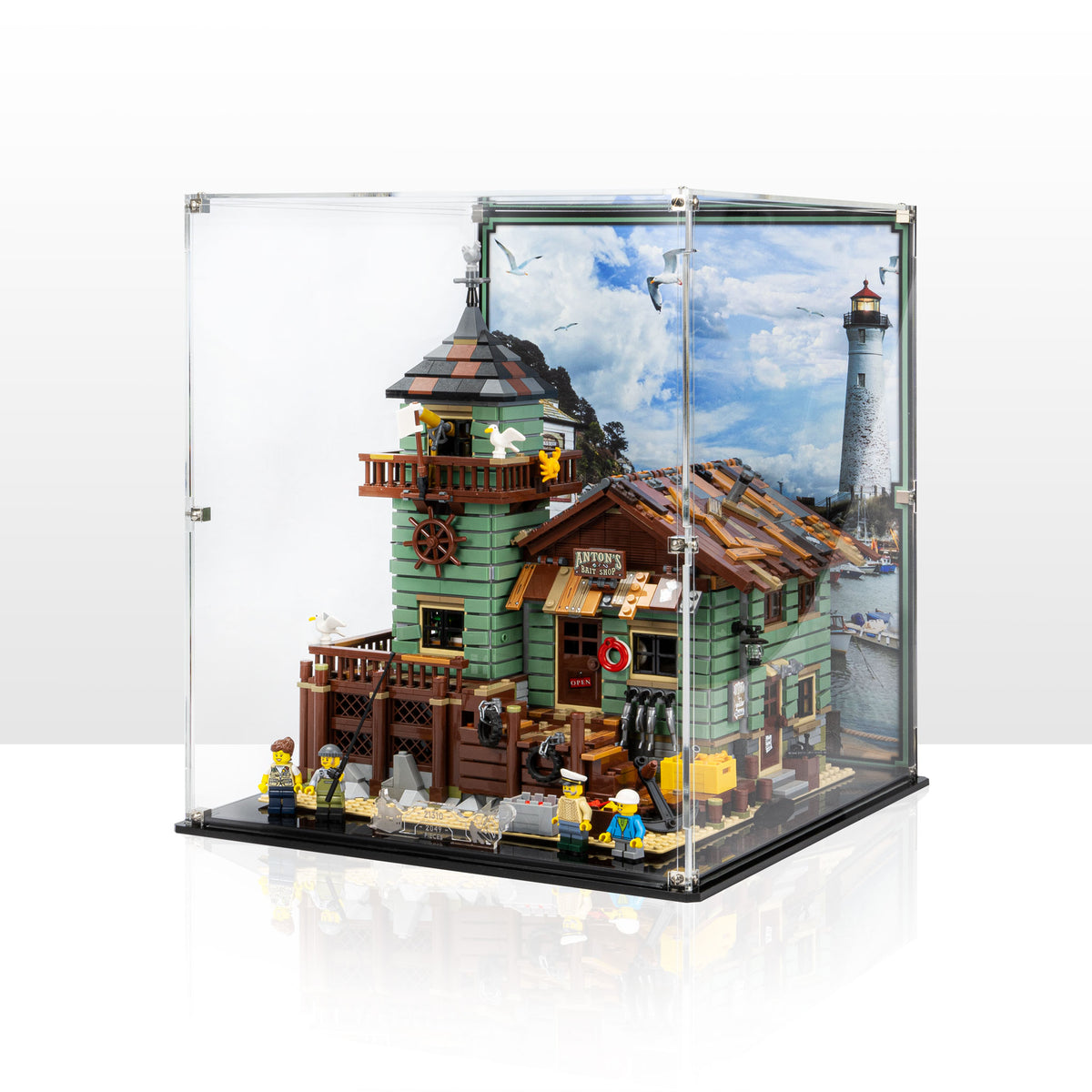 Display Case LEGO® Old Fishing Store — Wicked Brick