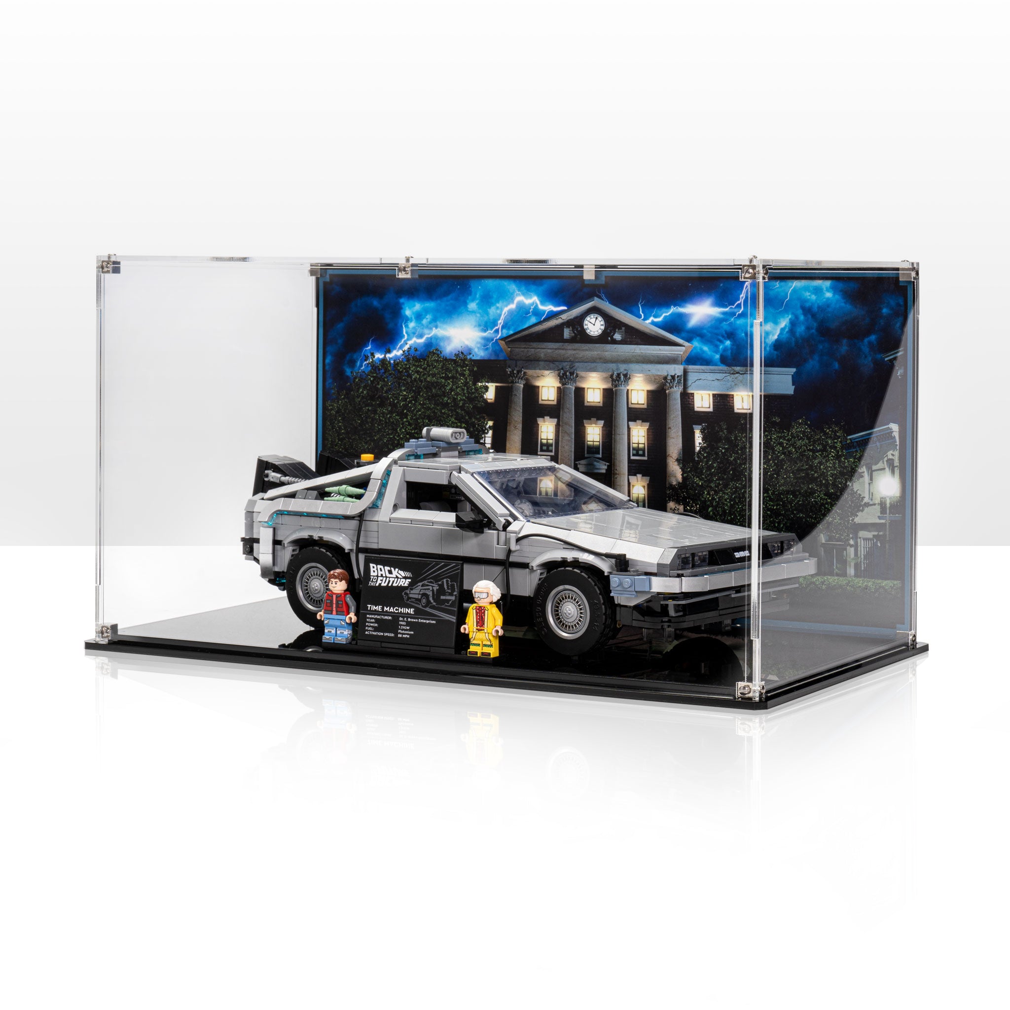 Image of Display Case for LEGO Back to the Future Time Machine (10300)