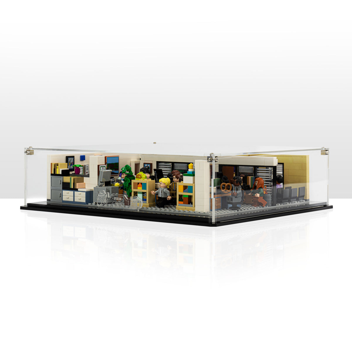 På kanten maskine emulering Display Case for LEGO® Ideas: The Office (21336) — Wicked Brick