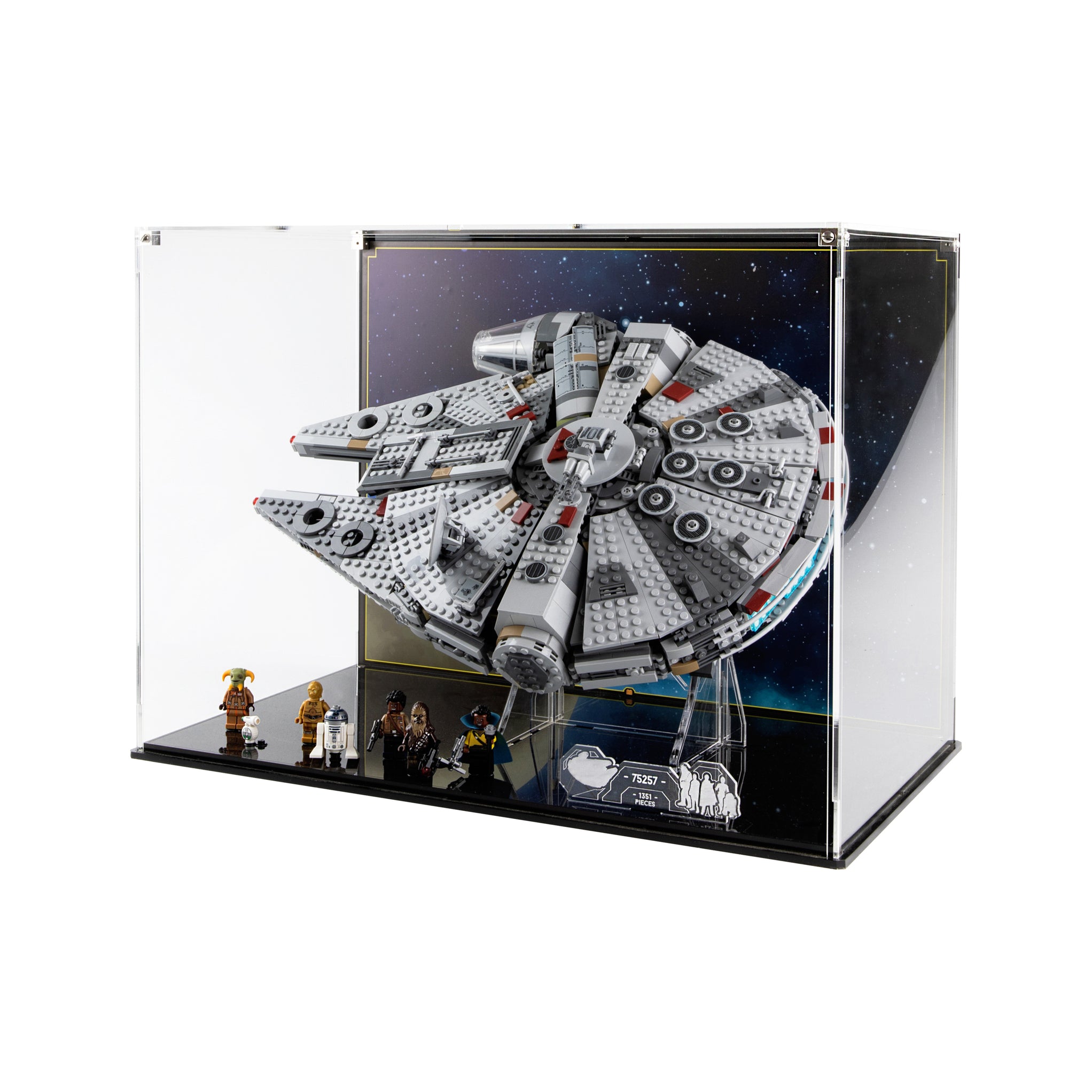 millennium falcon lego 75257