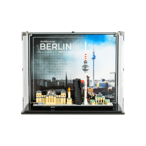 Acrylic Case with Black Base for 21034 LEGO Architecture London