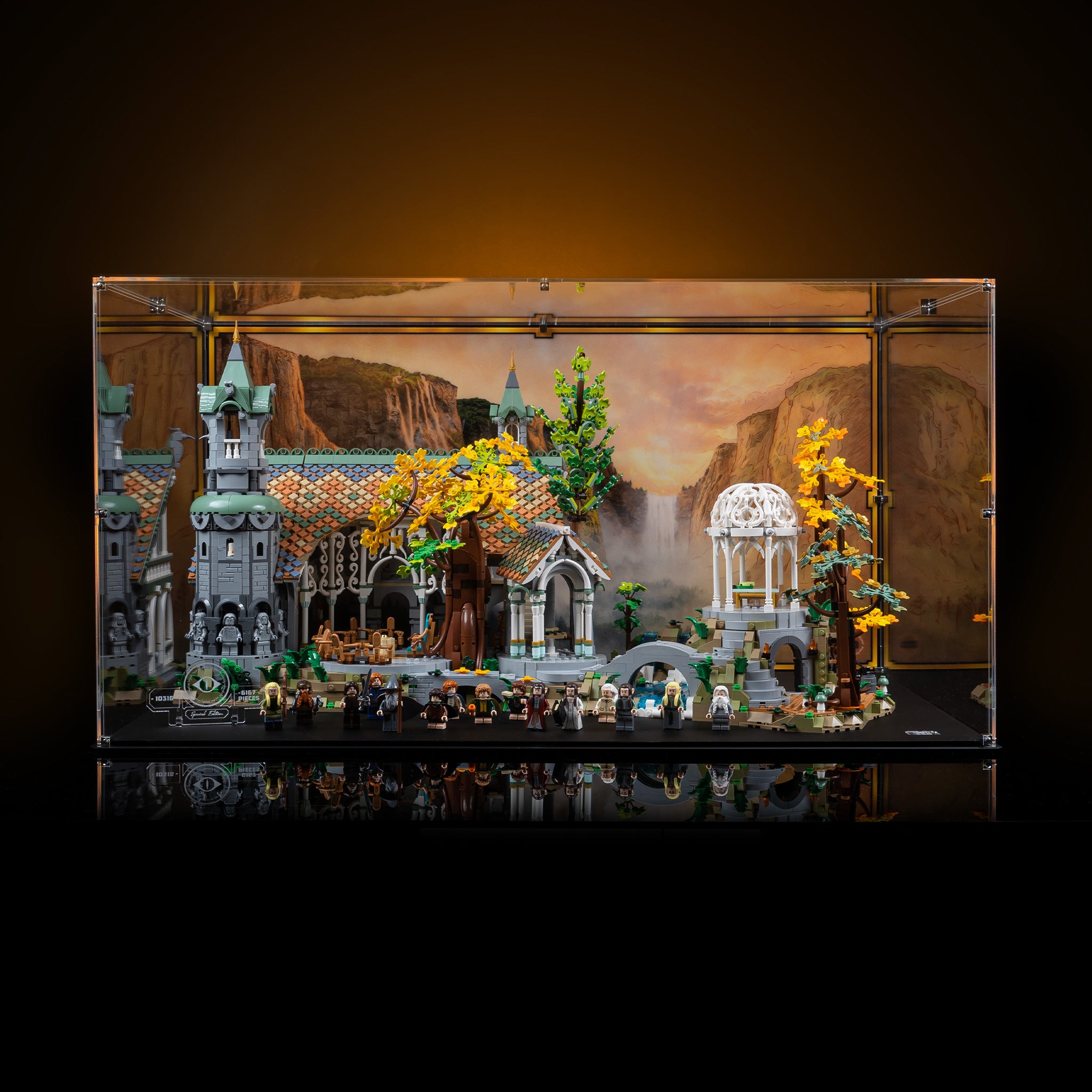 Acrylic Display Case for LEGO LOTR Rivendell