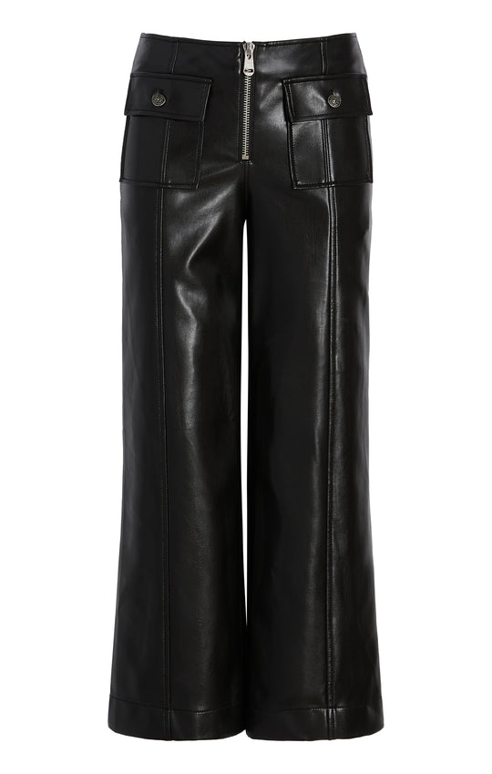 CINQ A SEPT LEATHER PETITE KHLOE JACKET - Fancy Pants