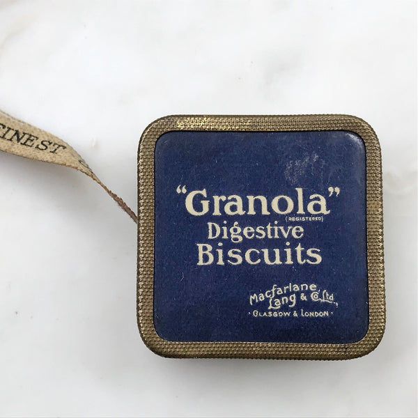 Digestive biscuits vintage tape measure