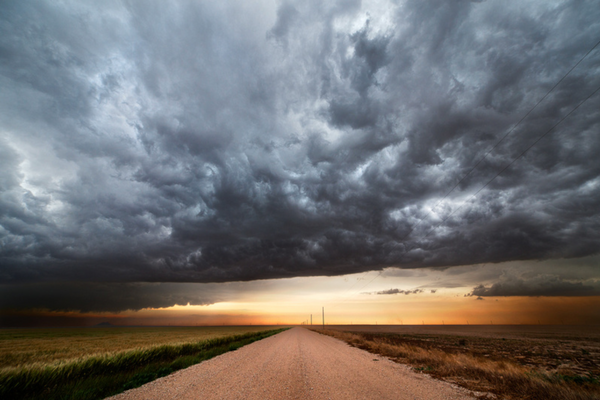 Dramatic storm picture