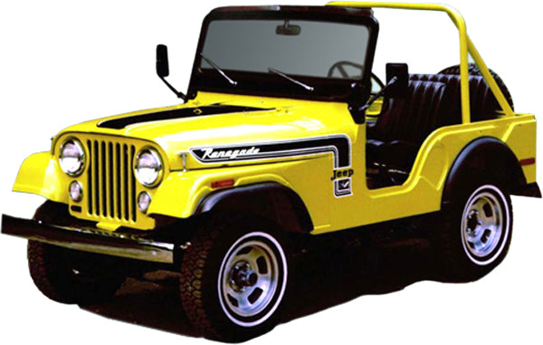 Decal and Stripe Kit, Factory Authorized Reproduction, 1974 AMC Jeep R |  American Performance Products, Co.