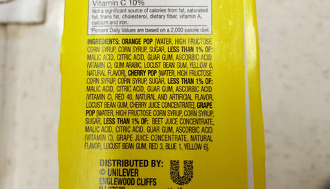 Vegan Popsicle Ingredients