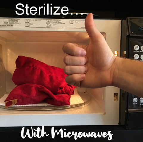 cherry pillows in microwave ovens