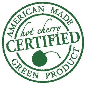certified stamp in green