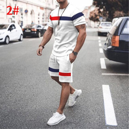 2023 New men's Summer 2-Piece Short set