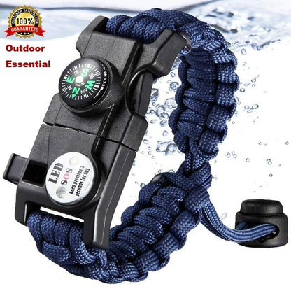 Paracord survival Bracelet w/Multi-functional Capability