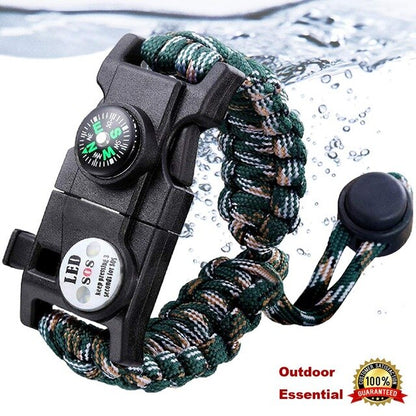 Paracord survival Bracelet w/Multi-functional Capability