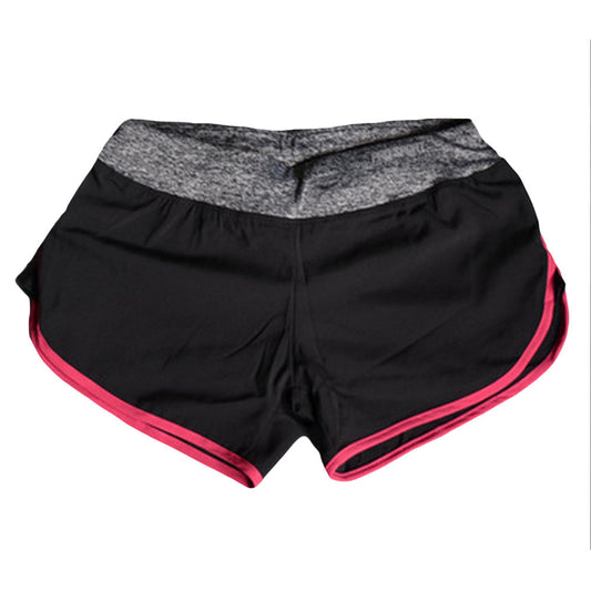 Quick-drying Women's Shorts Elastic Waist Pattern workout