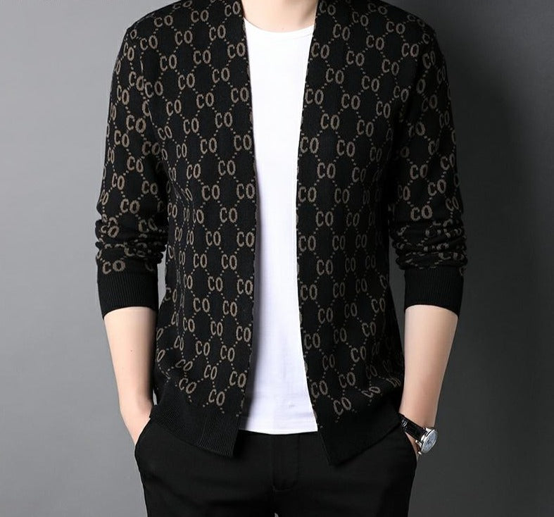 Top Grade Designer Luxury Brand Fashion Knit Sweater Cardigan Men Casual Woolen Autum Japanese Coats Jacket Mens Clothes