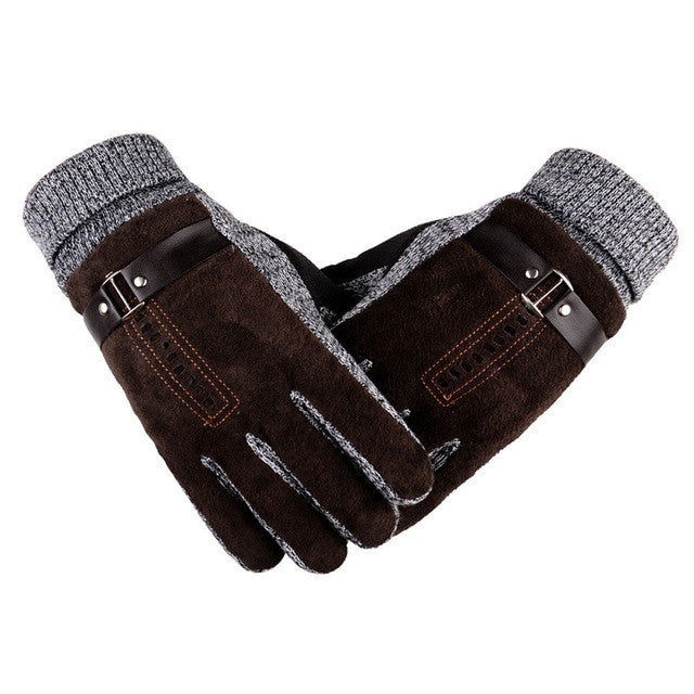 Women/Men Winter Warm Gloves Cashmere Lining Tactical Gloves